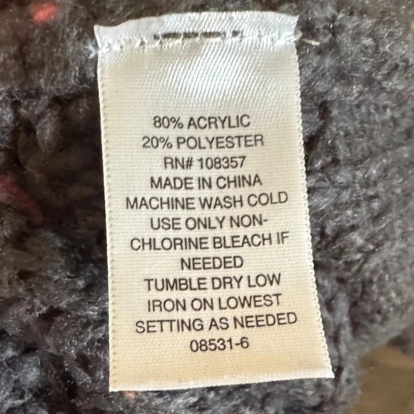 a.n.a Charcoal Knit Sweater - Picture 3 of 3